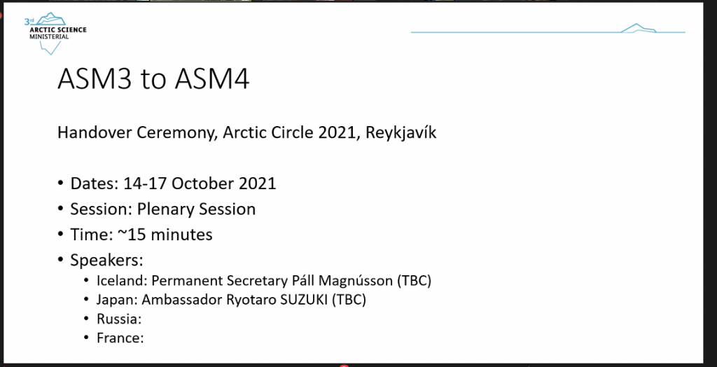 Заседание «контактных точек» стран, участвующих в процессе передачи полномочий ASM3-ASM4 в формате ВКС