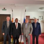 Встреча ректора РГГМУ Валерия Михеева с Чрезвычайным и Полномочным Послом Республики Зимбабве в Российской Федерации г-ном Майком Николасом Санго